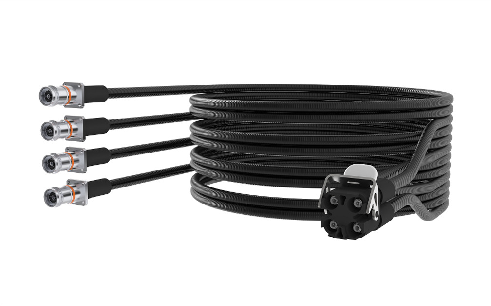 MLOC-4-LS2XMHF-1M [MLOC 4ports 3/8" LSF2 cable assembly]